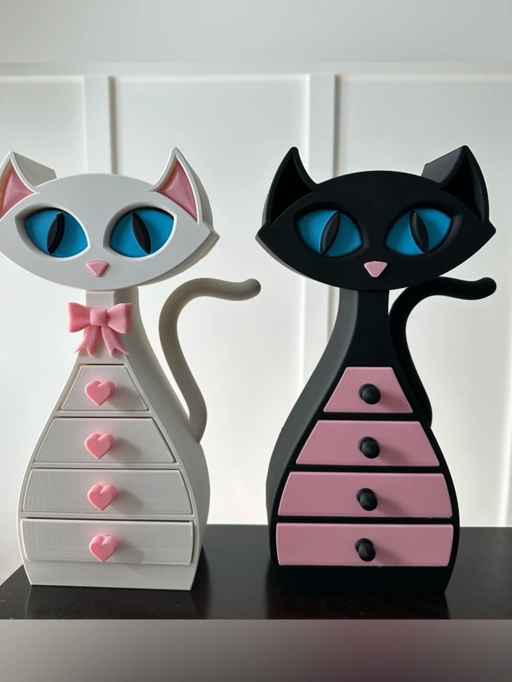 Custom Made Cat Jewelry Box 12” Tall